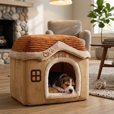 Niche Chien brun