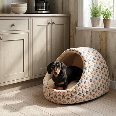 Panier pour Chien beige