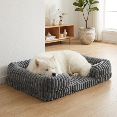 Panier pour Chien gris clair