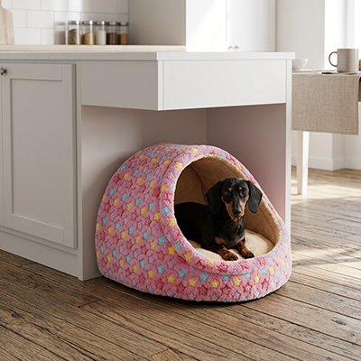 Panier pour Chien rose design