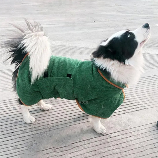 Peignoir pour Chien Ultra Absorbant | DogDrying™