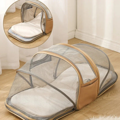 sac à dos pour chien déplier