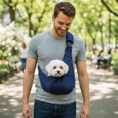 Sac transport pour Chien bleu confortable